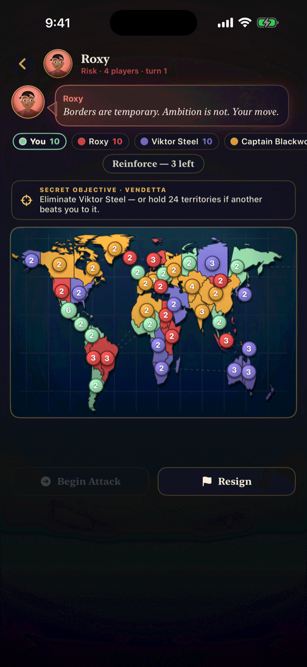 Risk world conquest